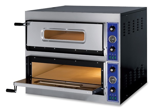 Φούρνος Πίτσας Ηλεκτρικός 8 Πίτσες Ø32 εκ. E-START 4+4 GGF Ιταλίας